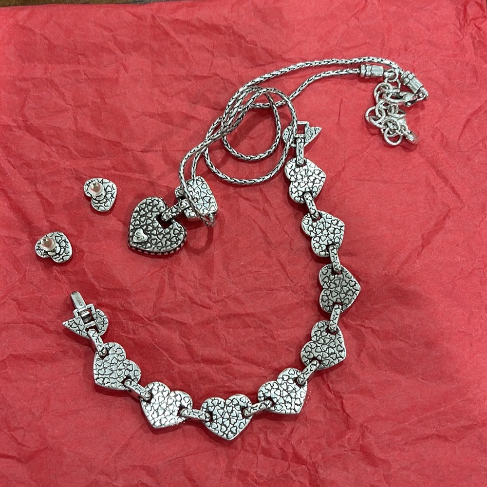 Brighton Necklace Bracelet Earrings set